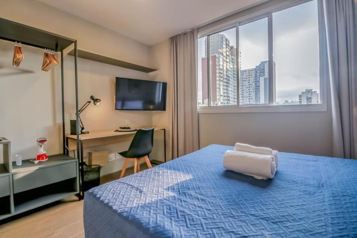 Encantador Studio No Bras Com Piscina/Metro Bras เซาเปาโล ภายนอก รูปภาพ