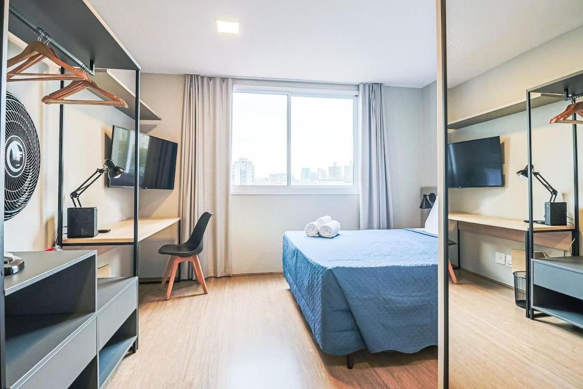 Encantador Studio No Bras Com Piscina/Metro Bras เซาเปาโล ภายนอก รูปภาพ