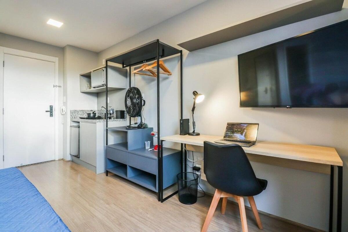 Encantador Studio No Bras Com Piscina/Metro Bras เซาเปาโล ภายนอก รูปภาพ